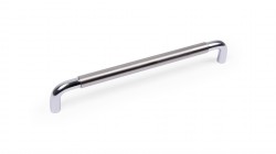 RS048CP/BSN.4/192 Хром полированный/Атласный сатиновый никель Ручка SLOT