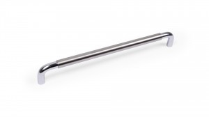 RS048CP/BSN. 4/224 Хром полированный/Атласный сатиновый никель Ручка SLOT